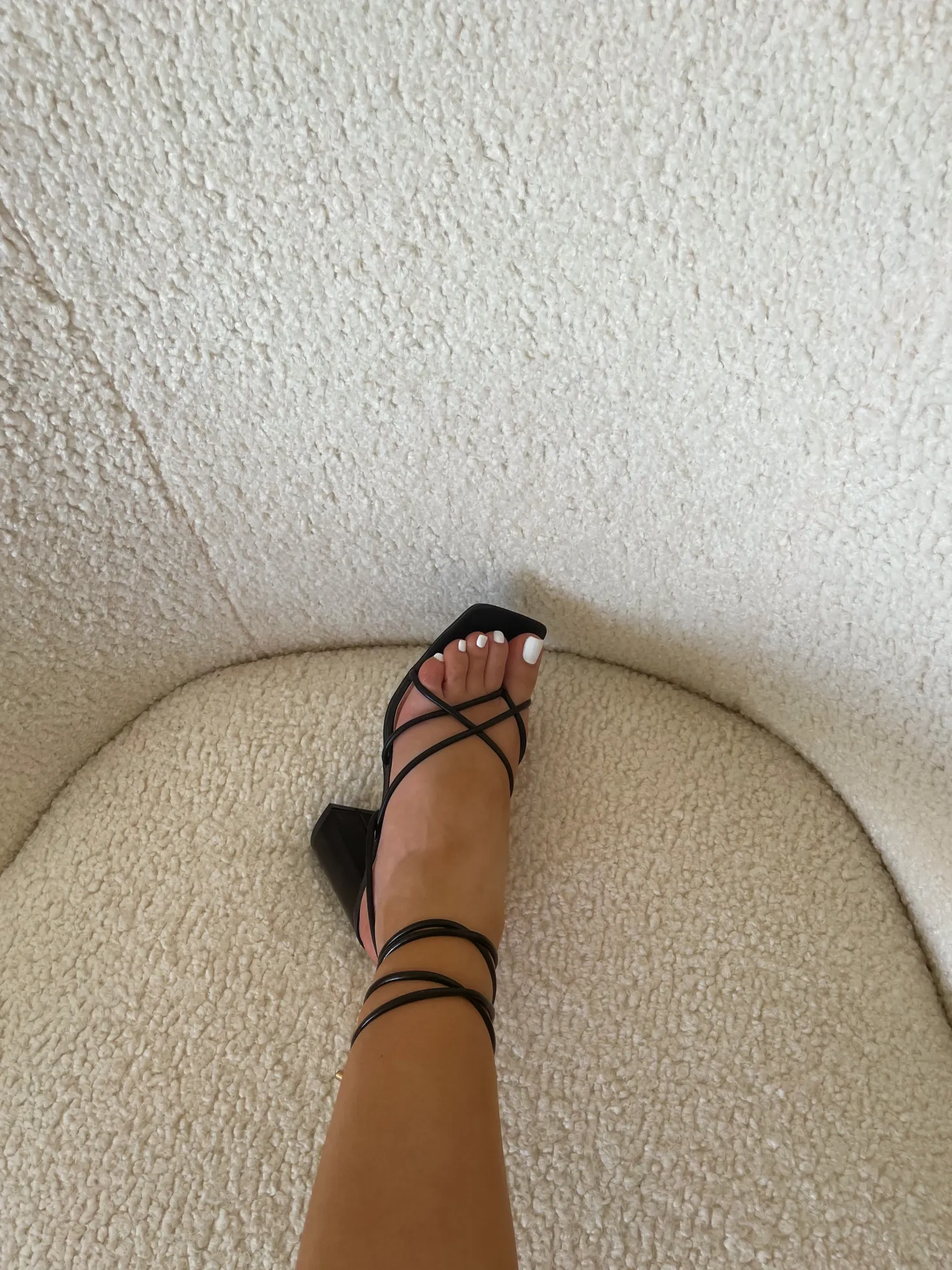 Cheap CASSY Ana - Sandales Noires A Lacets A Nouer