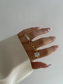 New CASSY Arya - Bague A Maillons Entrelaces