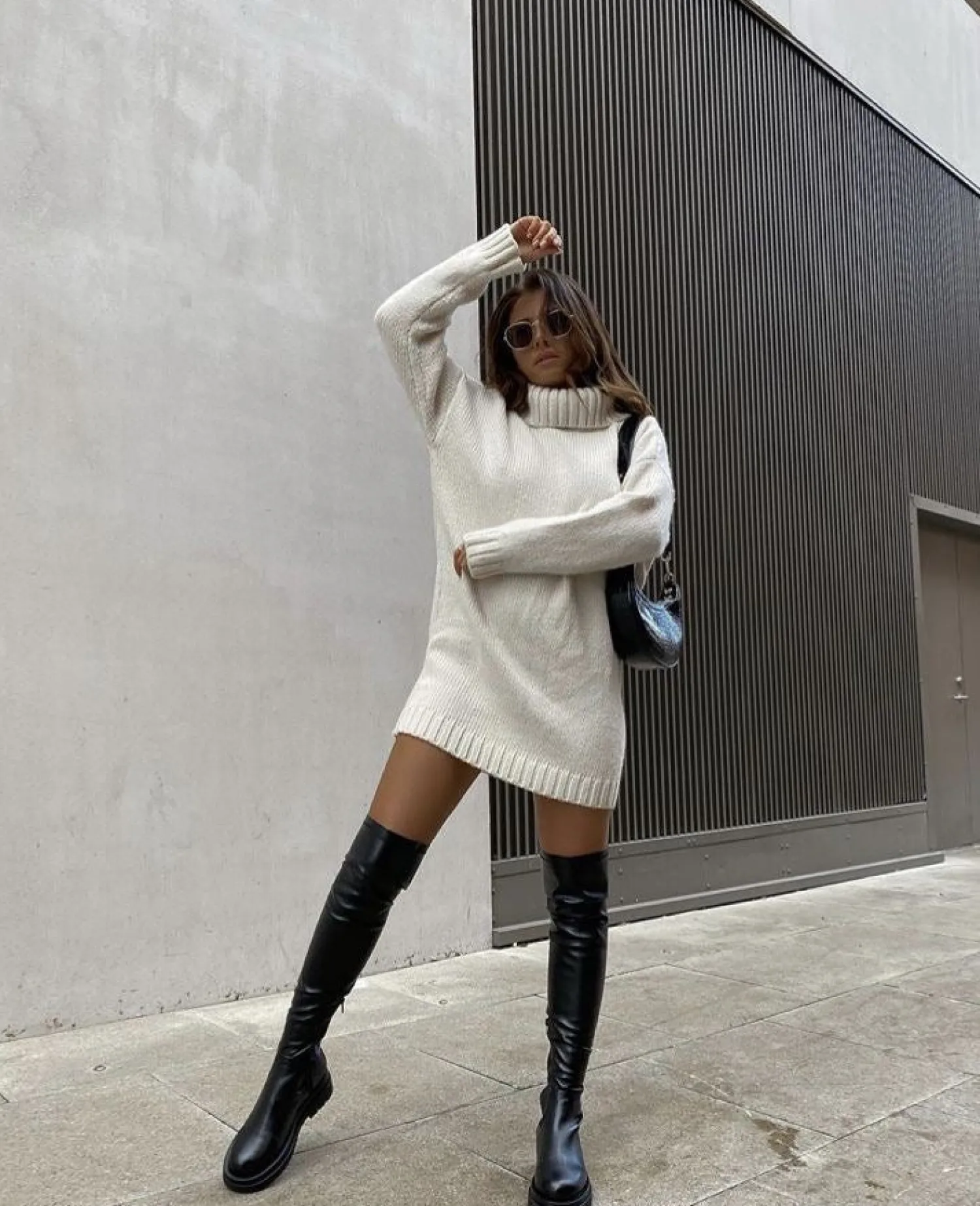 Shop CASSY Dayna - Cuissardes Noires En Similicuir